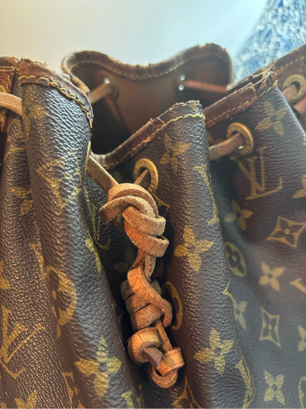 Authentic Vintage Louis VuittonMonogram Noé Bucket Bag Great Project/Daily Piece - Picture 5 of 14